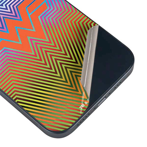 Wonder Woman 1984 (2020) Rainbow Chevron Logo iPhone 14 Plus Skin